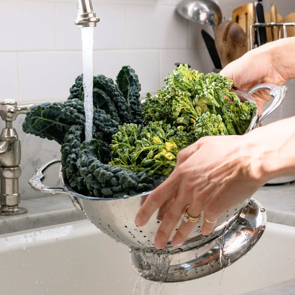 Hestan Provisions 3-Quart Stainless Steel Colander (48693) - iFoodservice Online