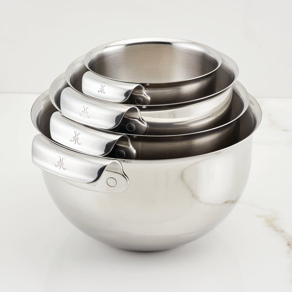 Hestan Provisions 4-Piece Stainless Steel Mixing Bowl Set (50279) - iFoodservice Online