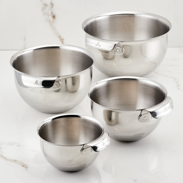 Hestan Provisions 4-Piece Stainless Steel Mixing Bowl Set (50279) - iFoodservice Online