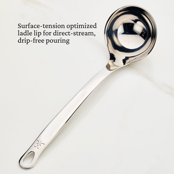 Hestan Provisions 5oz. Stainless Steel Ladle (49196) - iFoodservice Online