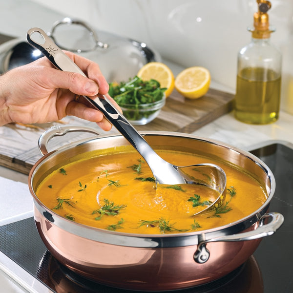 Hestan Provisions 5oz. Stainless Steel Ladle (49196) - iFoodservice Online
