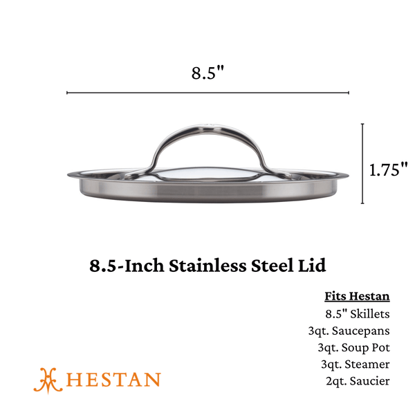 Hestan Provisions 8.5" Stainless Steel Lid (71028) - iFoodservice Online
