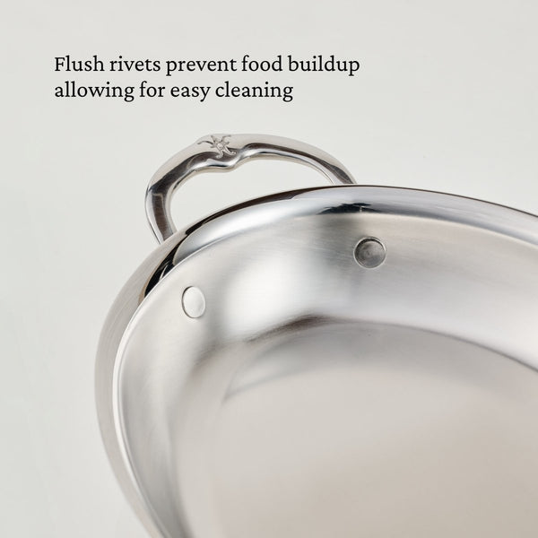 Hestan Provisions Medium Clad Stainless Steel Oval Au Gratin (31722) - iFoodservice Online