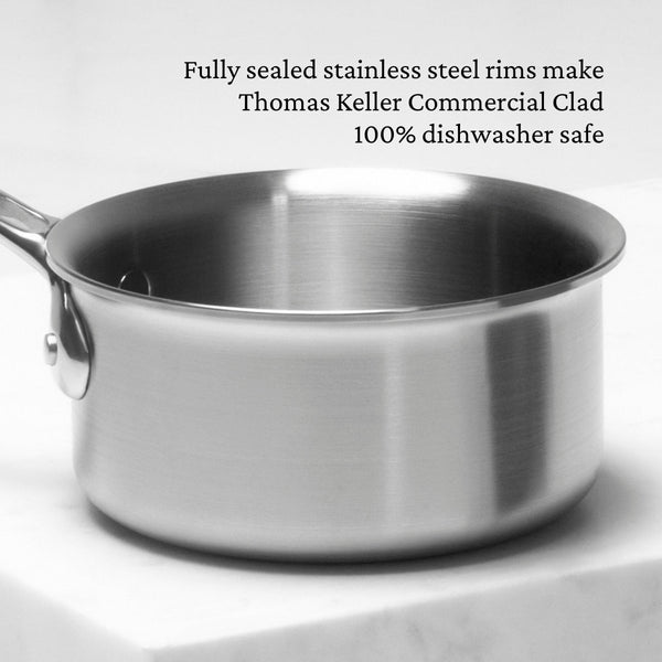 Hestan Thomas Keller Insignia™ 0.75-Quart Stainless Steel Butter Warmer (31016) - iFoodservice Online