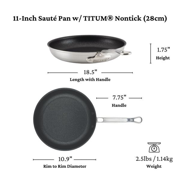 Hestan Thomas Keller Insignia™ 11" Skillet with TITUM® Nonstick (31029) - iFoodservice Online