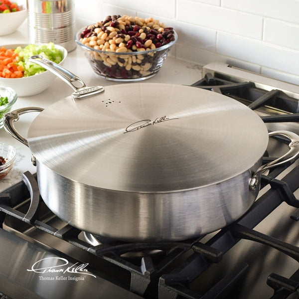 Hestan Thomas Keller Insignia™ 12.5" Stainless SteelUniversal Lid (71016) - iFoodservice Online