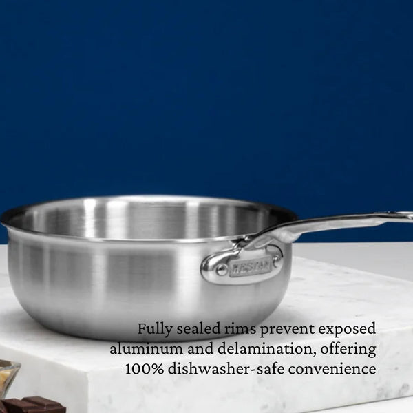 Hestan Thomas Keller Insignia™ 2-Quart Stainless Steel Saucier (31020) - iFoodservice Online
