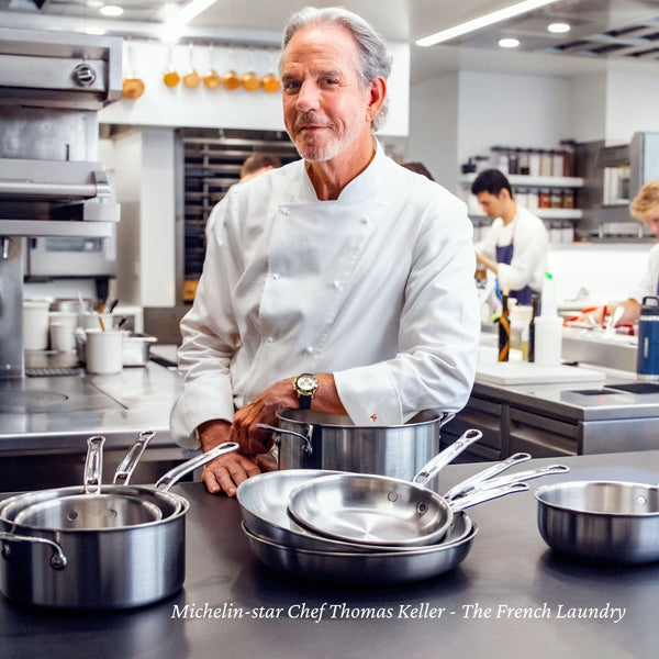 Hestan Thomas Keller Insignia™ 2-Quart Stainless Steel Saucier (31020) - iFoodservice Online