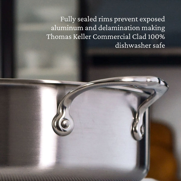 Hestan Thomas Keller Insignia™ 6-Quart Stainless Steel Rondeau (31025) - iFoodservice Online
