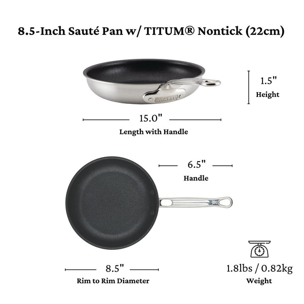Hestan Thomas Keller Insignia™ 8.5" Skillet with TITUM® Nonstick (31027) - iFoodservice Online