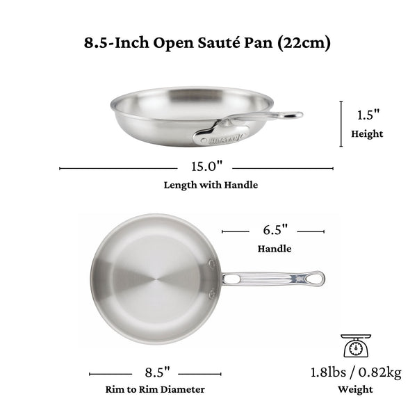 Hestan Thomas Keller Insignia™ 8.5" Stainless Steel Skillet (31026) - iFoodservice Online