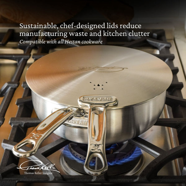 Hestan Thomas Keller Insignia™ 8.5" Stainless Steel Universal Lid (71015) - iFoodservice Online