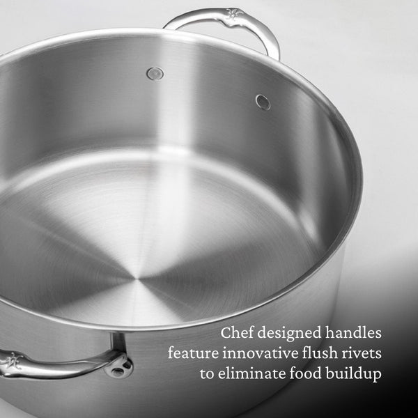 Hestan Thomas Keller Insignia™ 9-Quart Stainless Steel Rondeau (31023) - iFoodservice Online