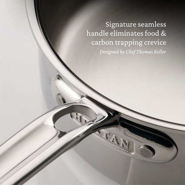 Hestan V2: ProBond® Luxe 5-Piece Professional Clad Stainless Steel Skillet Set 5-Piece Set (11”skillet, 2qt saucepans, and 3.5qt sauté) (31850) - iFoodservice Online