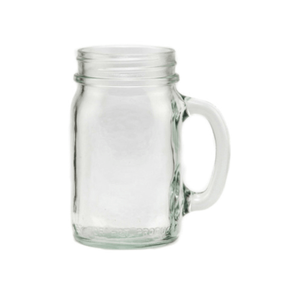 Hospitality Brands Handled Mason Jar (Pack of 12) HGMJH016 - 012 - iFoodservice Online