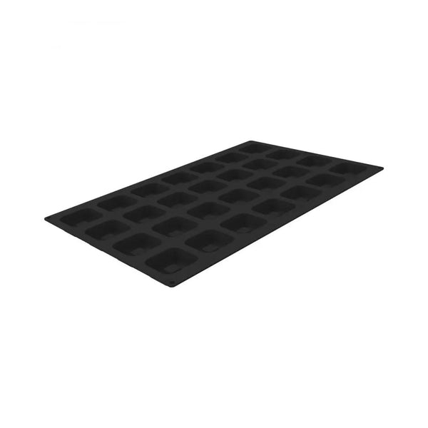 Louis Tellier Silikomart 60x40 - Square Savarin - N.28 68x68x26mm (SQ090) - iFoodservice Online