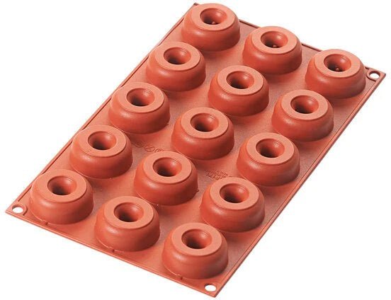 Louis Tellier Silikomart - Mini Donuts Red Mold (SF171) - iFoodservice Online