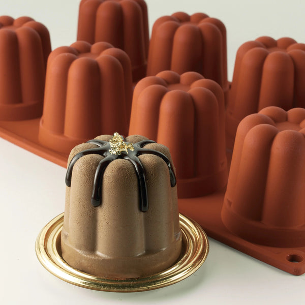 Louis Tellier Silikomart - Silicone Mould N. 8 Bavarese Ø57 H 57 Mm (SF051) - iFoodservice Online
