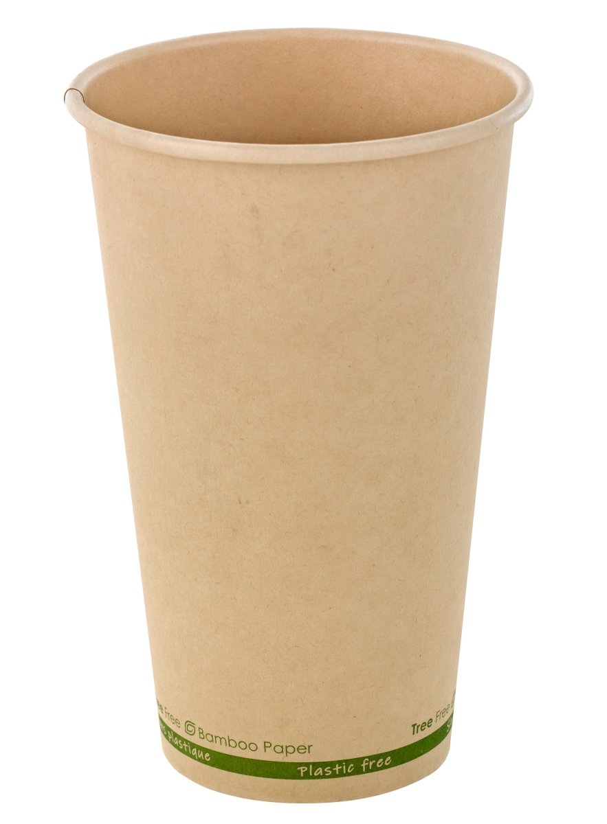 Packnwood Bamboo Fiber Cup Plastic Free 20oz D:3.5in H:6.3in - iFoodservice Online