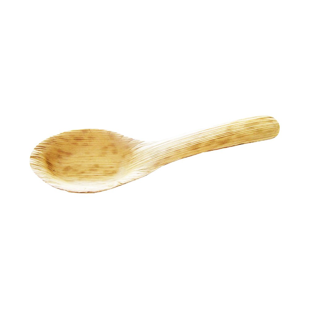 Packnwood Bamboo Leaf Tasting Spoon 0.3oz L:5in - iFoodservice Online