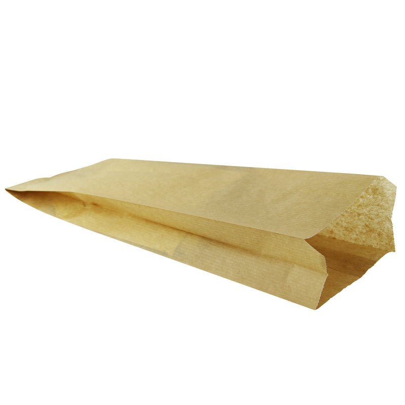 Packnwood Brown Paper Sandwich Bag L:13.8in W:3.9in H:1.6in - iFoodservice Online