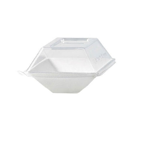 Packnwood Clear PET Lid for 210ECOD140 L:5.19in W:3.46in H:1.29in - iFoodservice Online