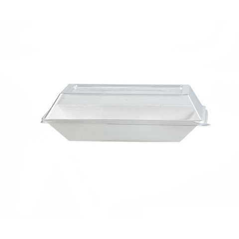 Packnwood Clear PET Lid for 210ECOD1814 L:6.69in W:5.11in H:1.1in - iFoodservice Online