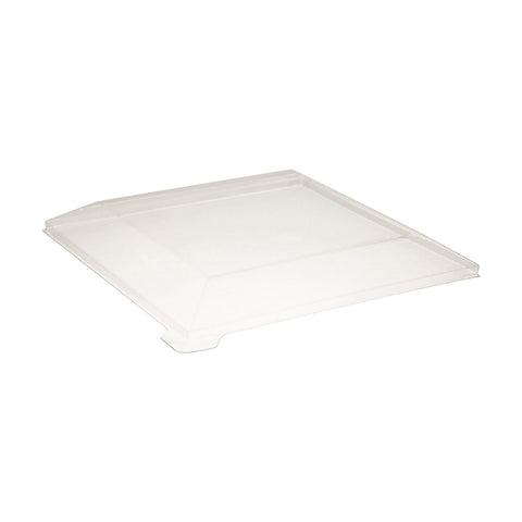 Packnwood Clear PET Lid for 210SAMBQ170 L:6.88in W:6.88in H:0.78in - iFoodservice Online