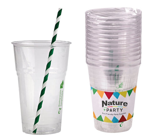 Packnwood Clear PLA cup 13oz D:3.35in H:4.41in - iFoodservice Online