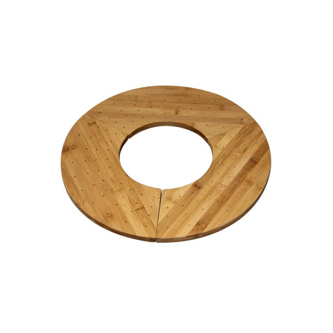 Packnwood Donut" bamboo pick holder for 40 picks L:16in W:5in H:0.6in - iFoodservice Online