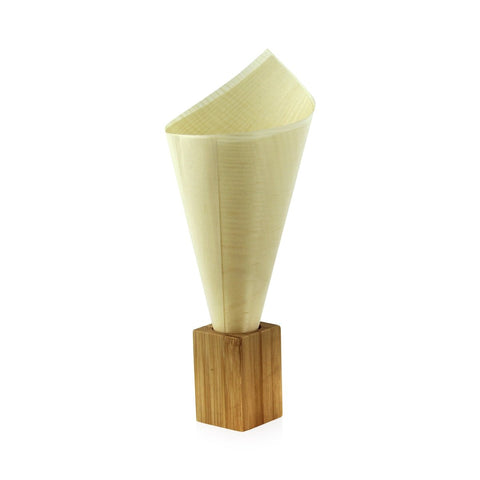 Packnwood Dual Use Bamboo Picks and Cone Holder L:1.18in W:1.18in H:2.16in - iFoodservice Online