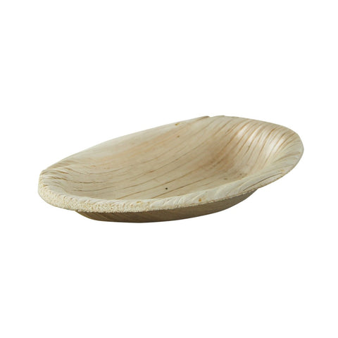 Packnwood Egg Shaped Palm Leaf Plate 1.6oz L:3.5in W:2.4in H:0.6in - iFoodservice Online