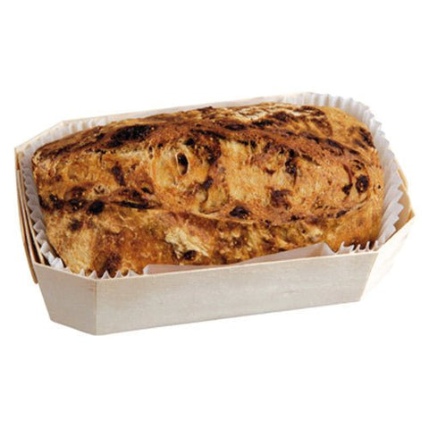 Packnwood ISEULT Wooden Baking Mold 10oz L:4.7in W:3.3in H:1.45in - iFoodservice Online
