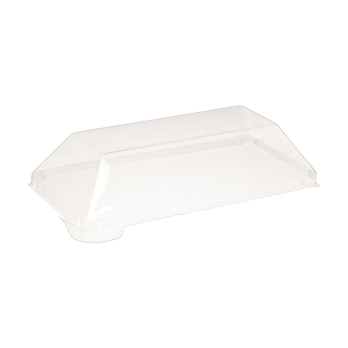 Packnwood Klarity Transparent PETGreen Lid For 210KLAR1365 L:5.11in W:2.55in H:1.25in - iFoodservice Online