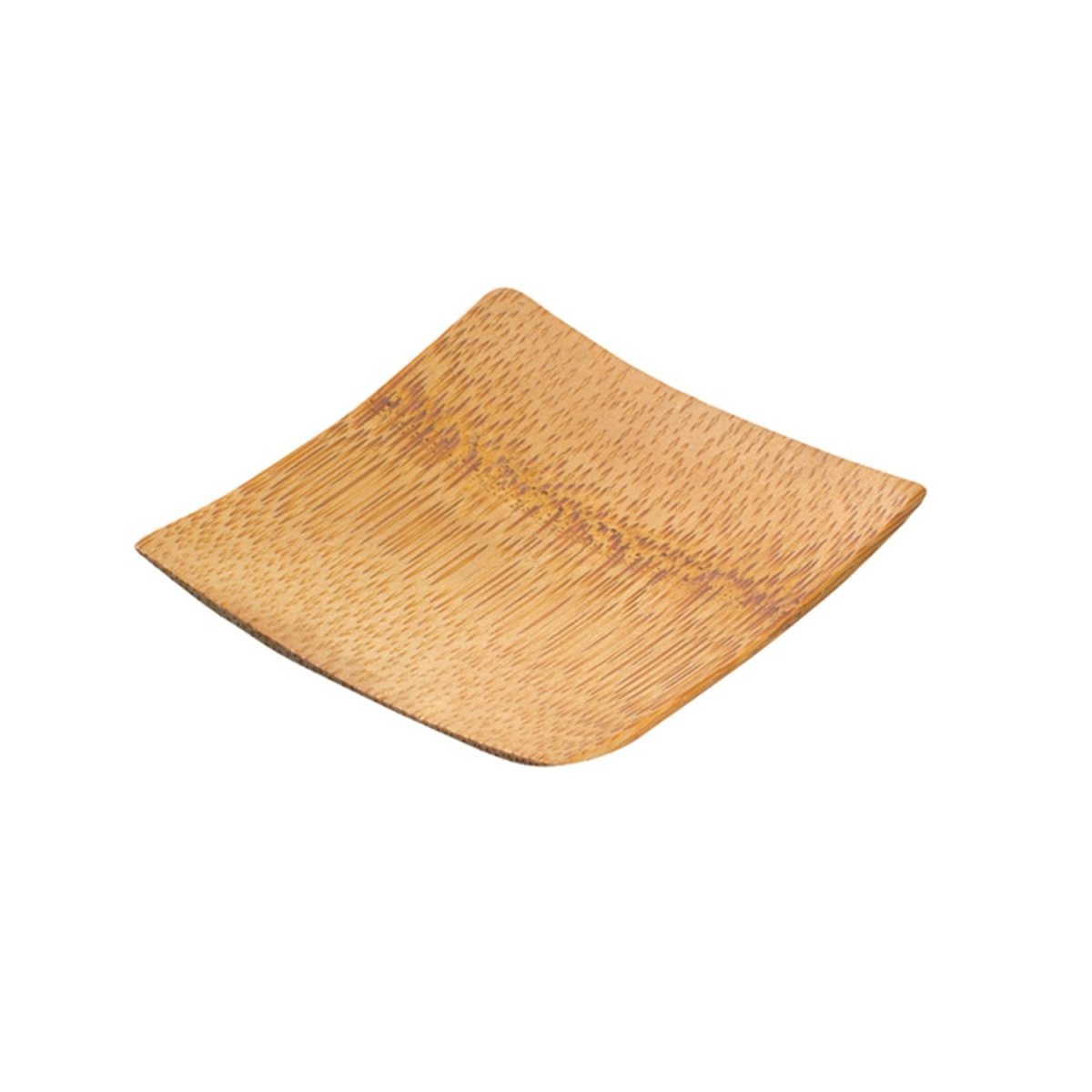 Packnwood KRABI Bamboo Mini Square Dish L:2.4in W:2.4in H:0.25in - iFoodservice Online