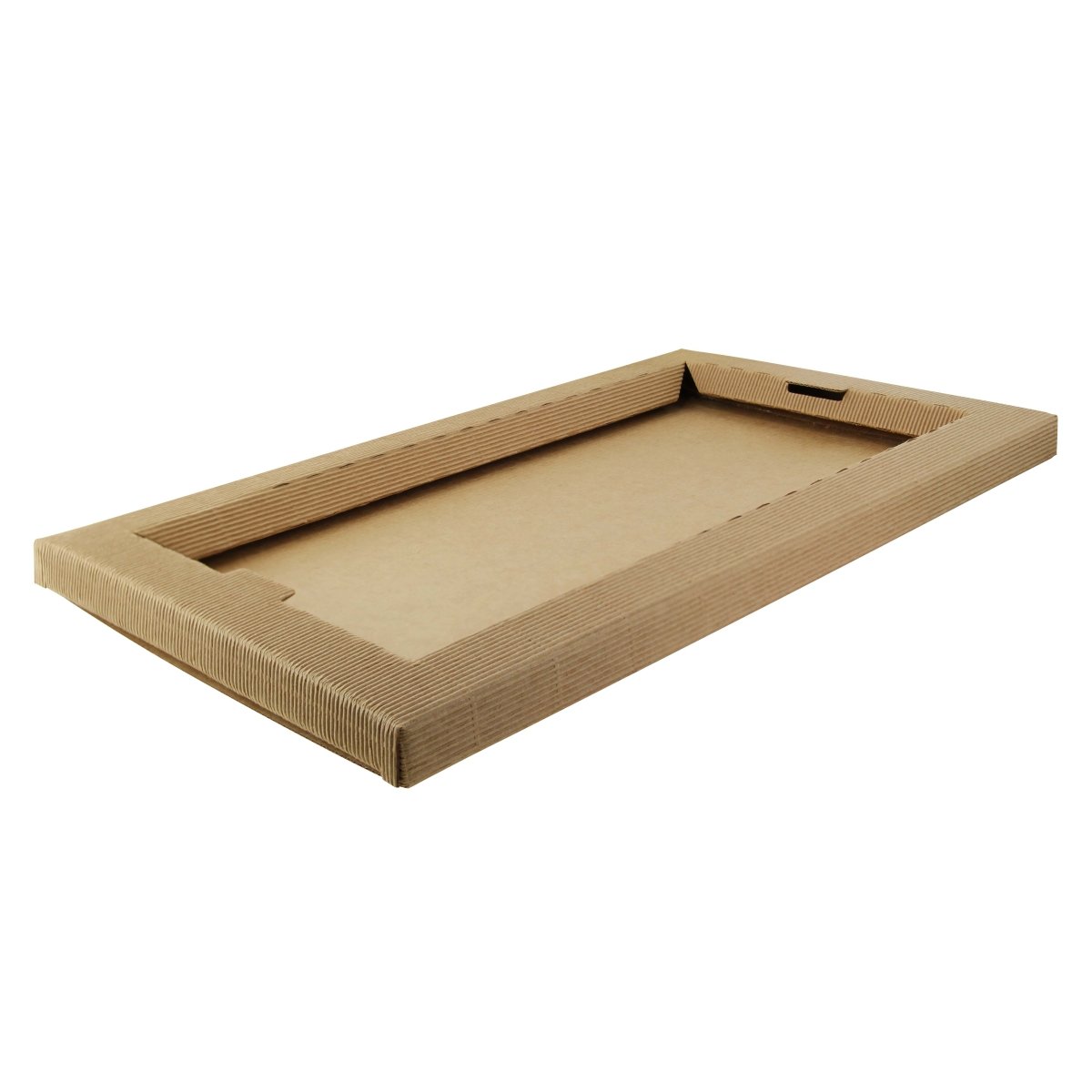 Packnwood Kraft Meal Tray L:17.3in W:10.2in H:1.1in - iFoodservice Online