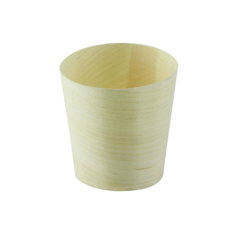Packnwood Mini Wooden Cup D:2.3in H:2.1in - iFoodservice Online
