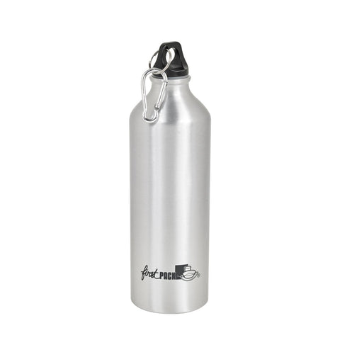 Packnwood Noxbottle reusable Aluminium water bottle with carabiner clip lid 25oz H:10in - iFoodservice Online