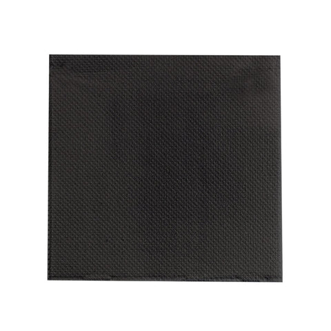 Packnwood Point to point Black Tissue Napkin 15x15in 2 Ply, 1/4 Fold - iFoodservice Online