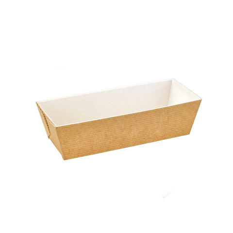Packnwood Rectangular Microflute Baking Mold 28oz L:7.1in W:2.6in H:2.2in - iFoodservice Online