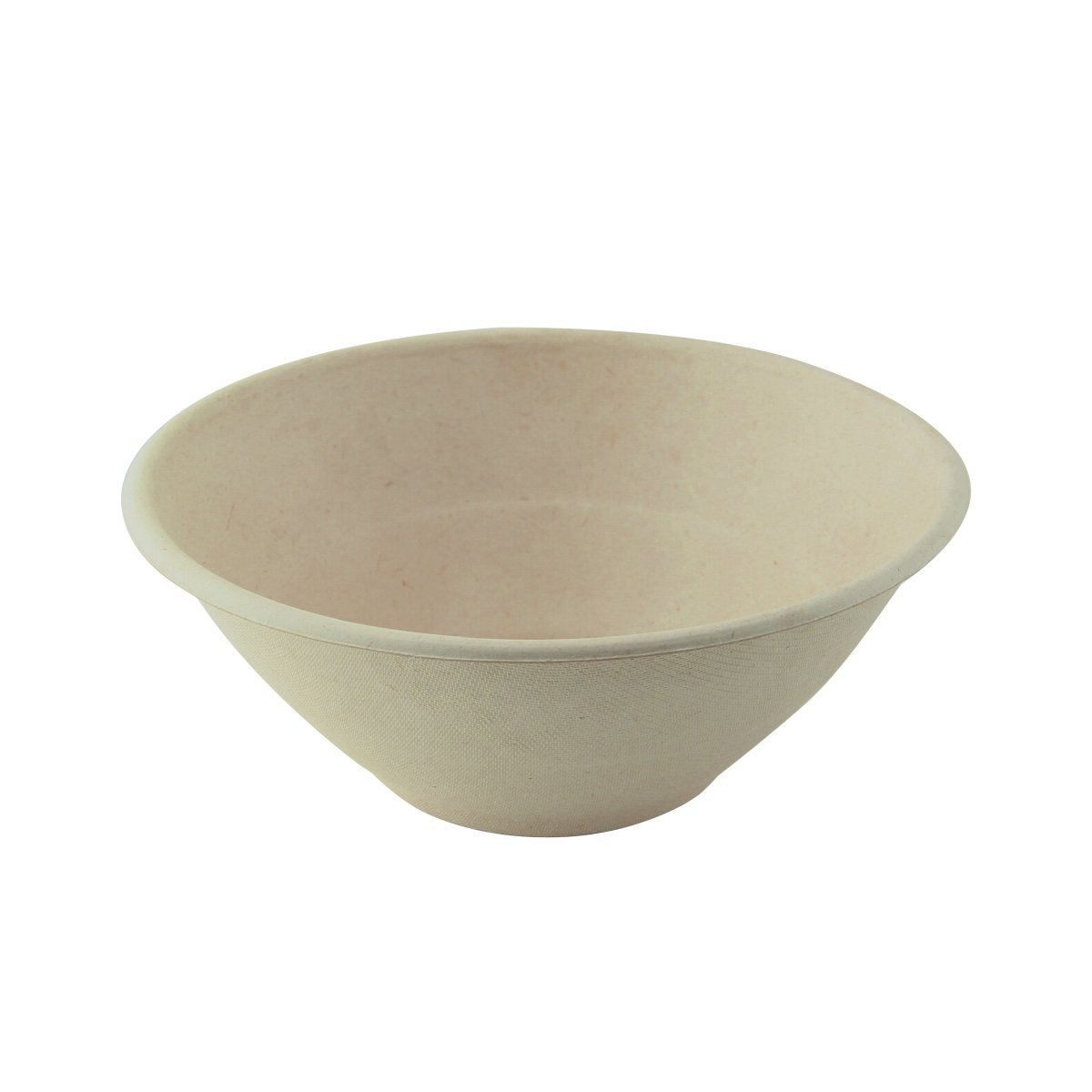 Packnwood Round Brown Sugarcane Bowl 40oz D:7.7in H:3in - iFoodservice Online