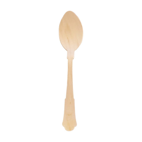Packnwood Unwrapped Elegant Wooden Spoon L:7.5in - iFoodservice Online
