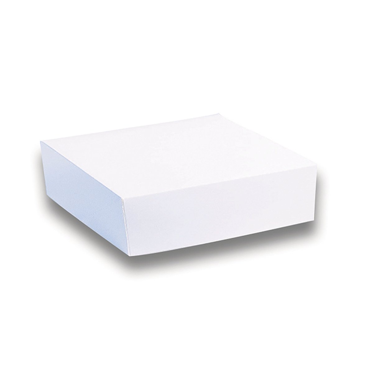 Packnwood White Pastry Box L:10.24in W:10.24in H:1.97in - iFoodservice Online