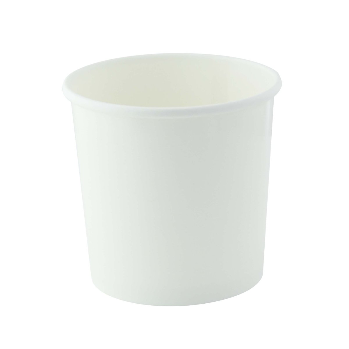 Packnwood White Soup Cup (Lid optional) 12oz D:3.55in H:3.3in - iFoodservice Online