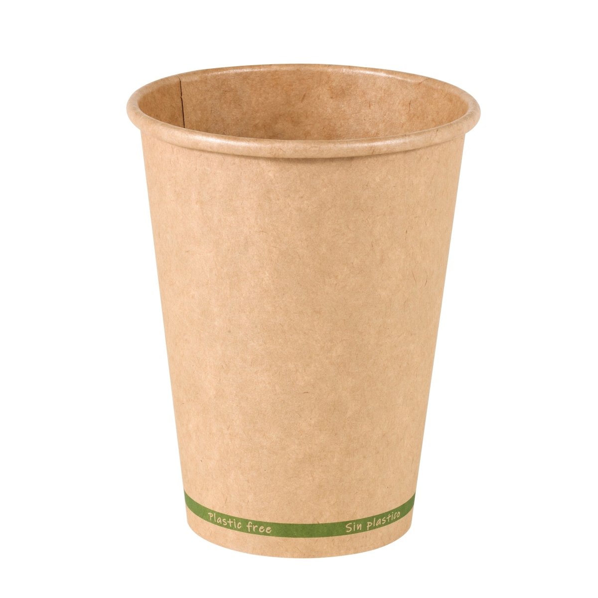 Packnwood ZEN" Kraft Paper Cup Plastic Free 12oz D:3.5in H:4.3in - iFoodservice Online