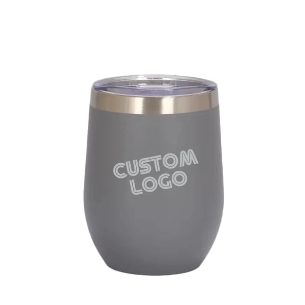 Personalized Engraved 12 oz Insulated Metal Tumbler - 12pcs - iFoodservice Online