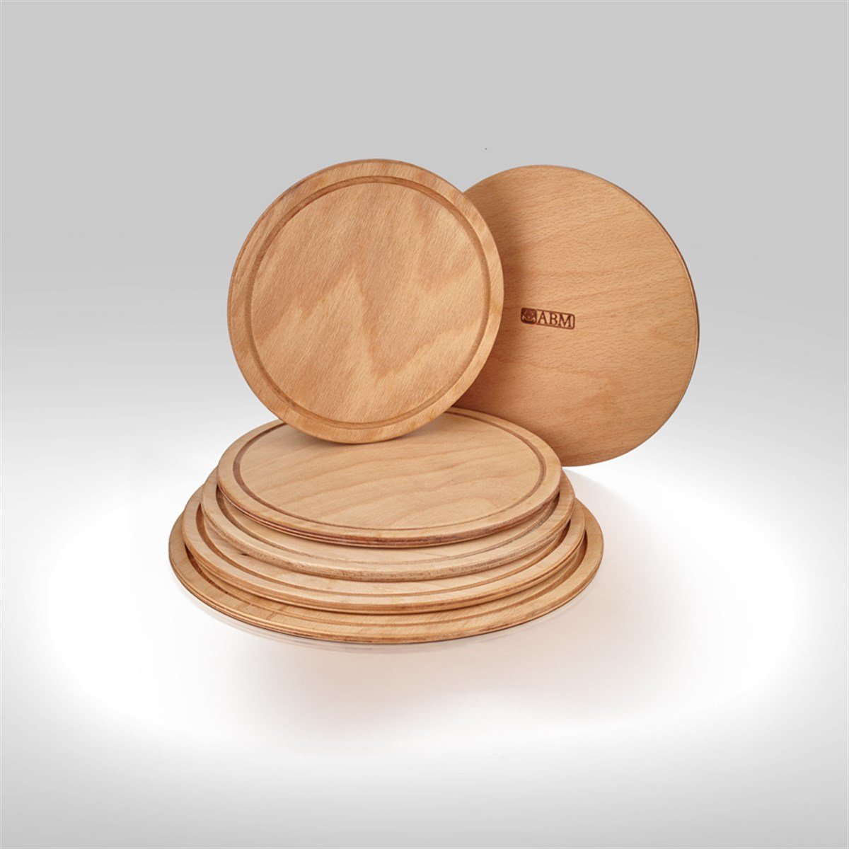 ABM Round Pizza Serving Board 44cm (A 100 44)