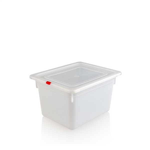 KAPP HS Gastro Polypropylene Food Storage Container 1/2 13x10" - 8" 46022200 (Pack of 12)
