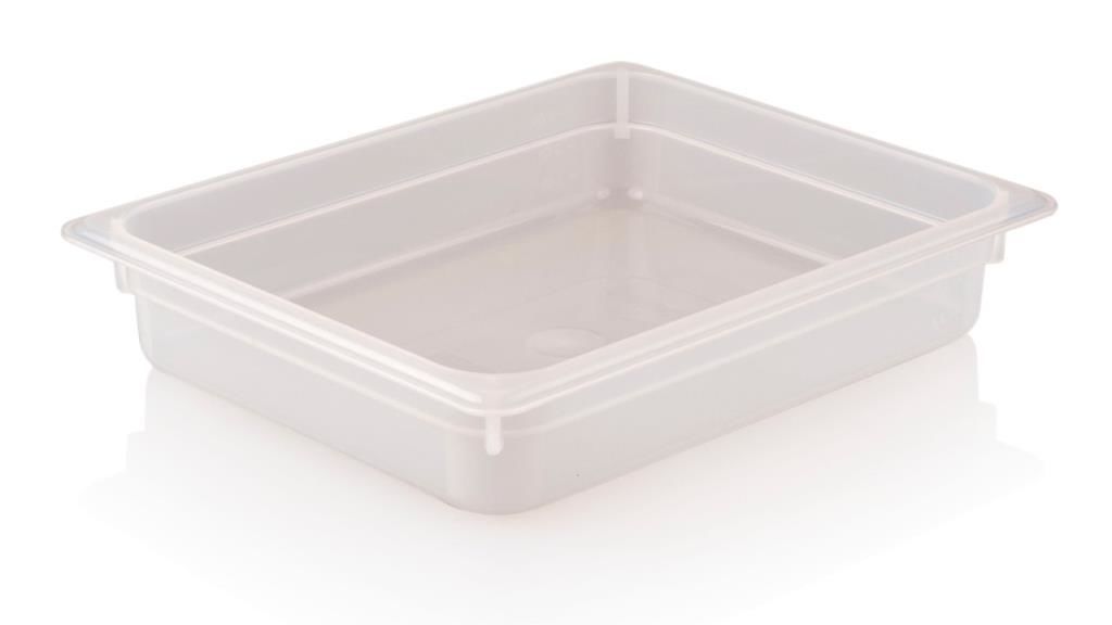 KAPP HS Gastro Polypropylene Food Storage Container 1/2 13x10" - 2.5" (Pack of 12) 46022065