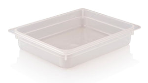 KAPP HS Gastro Polypropylene Food Storage Container 1/2 13x10" - 2.5" (Pack of 12) 46022065
